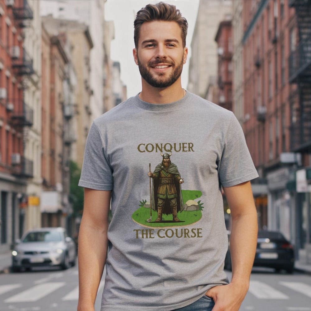Conquer The Course Graphic Tee Shirt Apparel