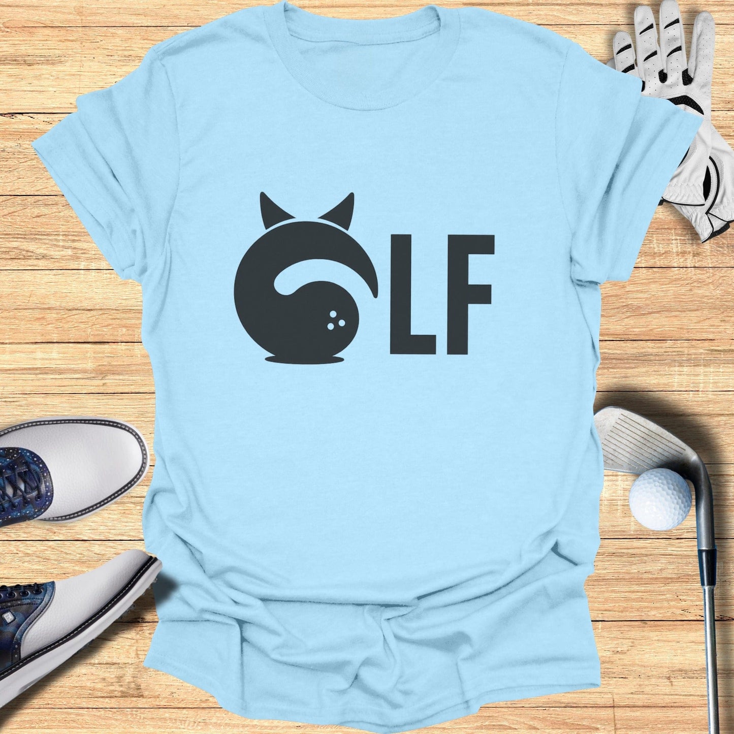 Cute Cat Themed Golf Shirt for Sports Enthusiasts
