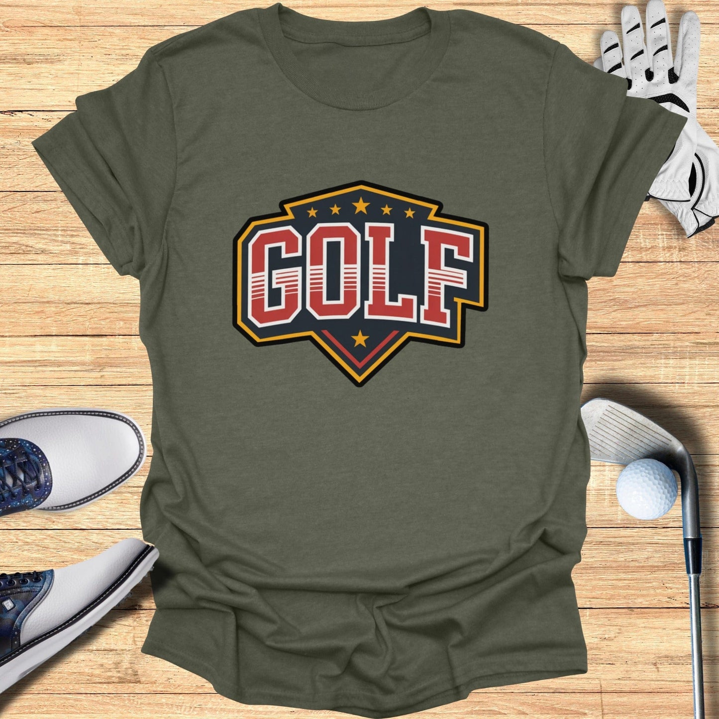 Golf Theme Graphic Tee Perfect for Golf Enthusiasts