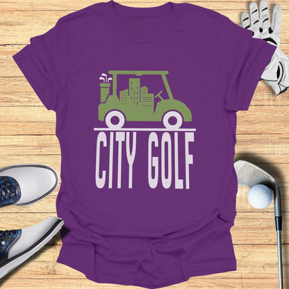 City Golf Graphic Tee Casual Fashion Statement Shirt