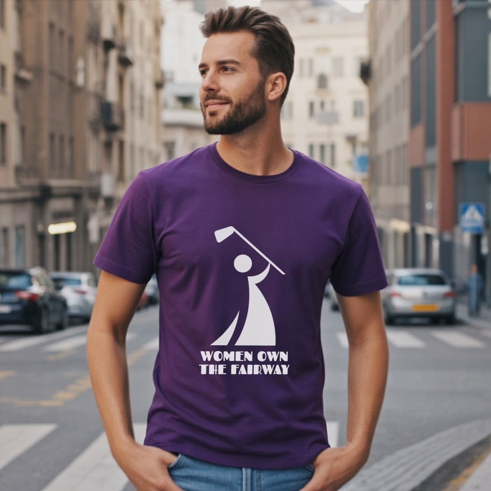 Women Own the Fairway T-shirt for Golf Enthusiasts