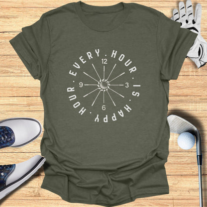 Every Hour is Happy Hour Golf T-shirt