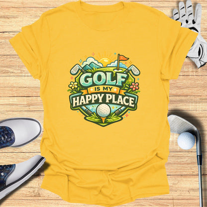 Golf Is My Happy Place Graphic T-Shirt