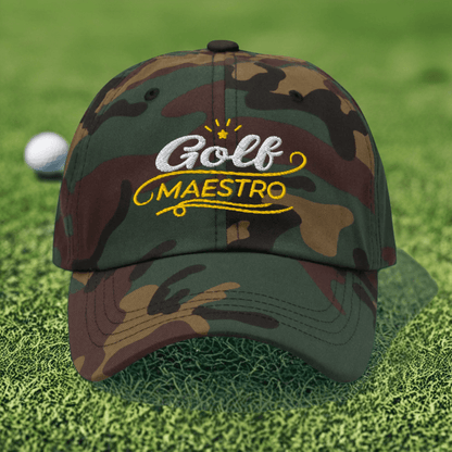 Golf Maestro Embroidered Golf Cap - Funny Golf Tee by Swing Epic