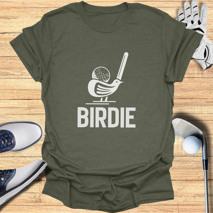 Birdie Golf Themed Graphic Tee Shirt for Enthusiasts