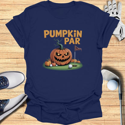 Pumpkin Par T-Shirt - Funny Golf Tee by Swing Epic