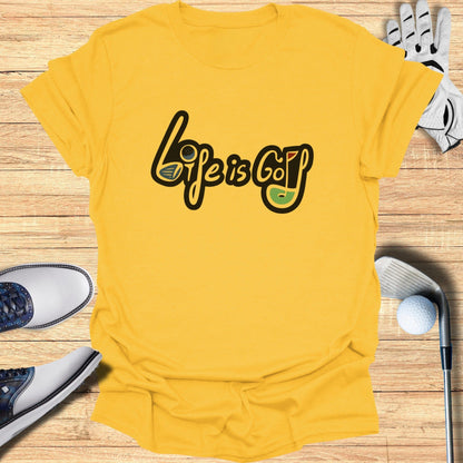Enjoy Life is Golf Graphic Tee Shirt