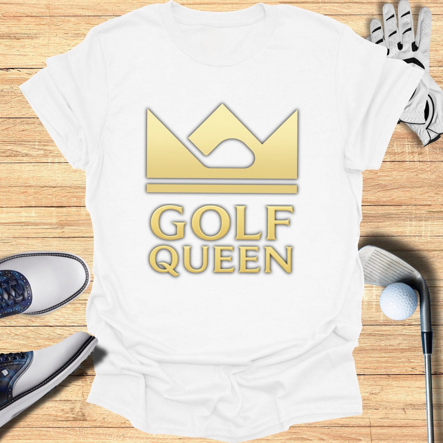 Golf Queen T-Shirt Apparel for Women Golf Lovers
