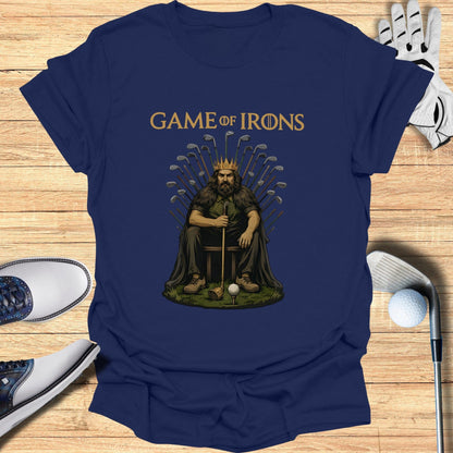 Game of Irons Golf Enthusiast Graphic Tee Shirt