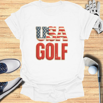 USA Golf Shirt for Patriotic Athletes and Fans