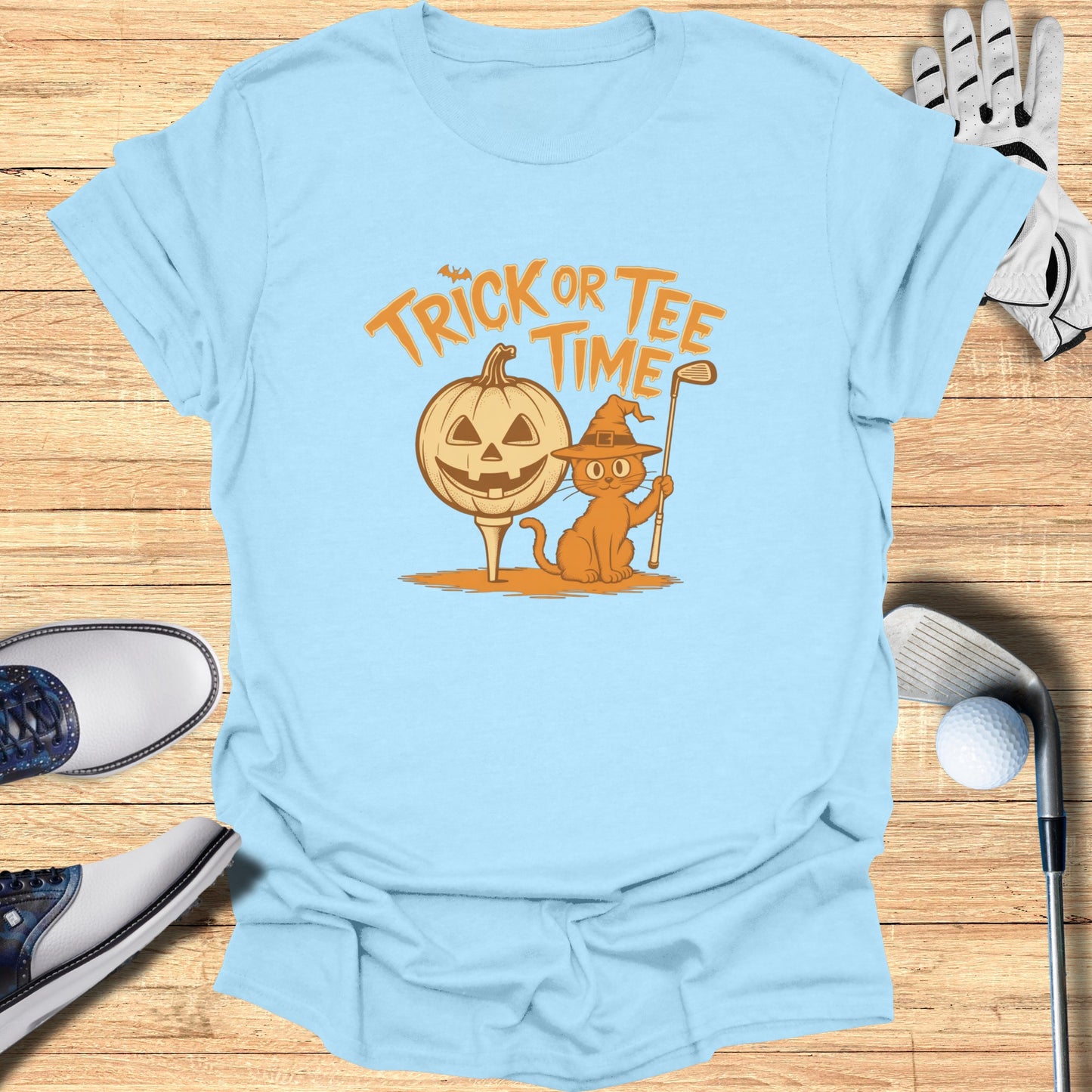 Trick or Tee Time Halloween Golf Theme Shirt product