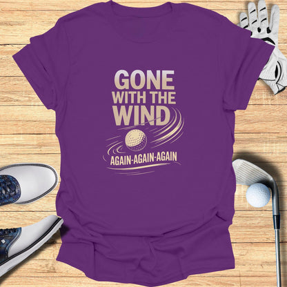 Gone With The Wind T-Shirt - Funny Golf Tee by Swing Epic