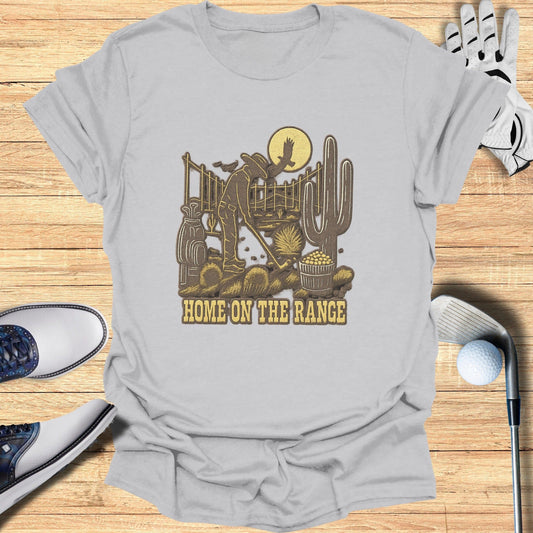 Home On The Range Cowboy Cactus Graphic T-Shirt
