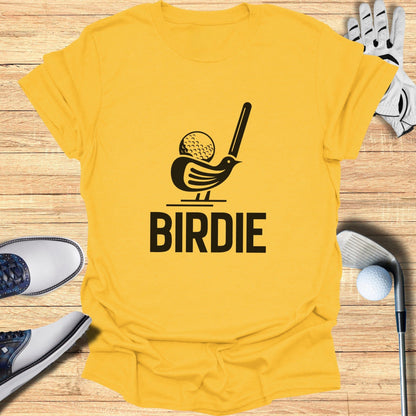 Birdie Golf Graphic Tee for Sports Enthusiasts