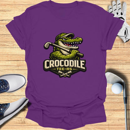 Crocodile Tee-Rs Unique Golf Graphic Printed Shirt