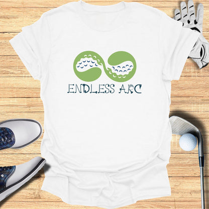 Unique Golf Themed Endless Arc Graphic Shirt