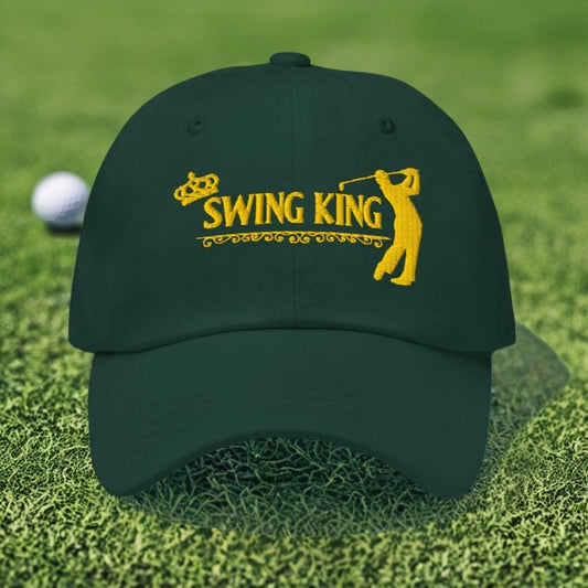 Swing King Ultimate Champ Embroidered Golf Cap - Funny Golf Tee by Swing Epic
