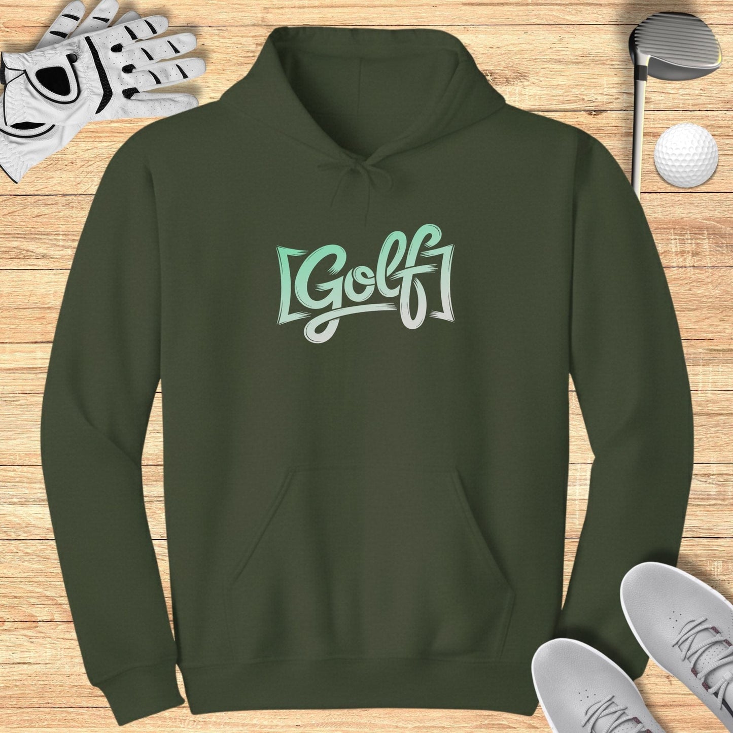 Stylish Dark Green Golf Hoodie for Everyday Use