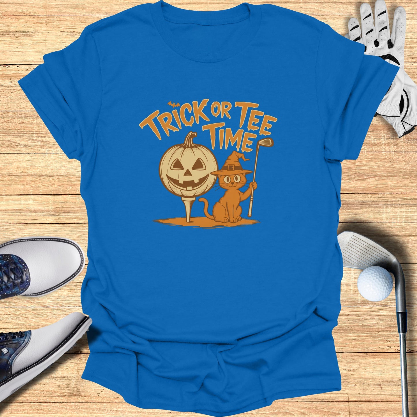 Trick or Tee Time Halloween Golf T-Shirt product