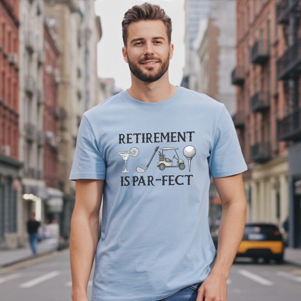 Retirement Is Par-Fect Golf Cart Graphic Tee