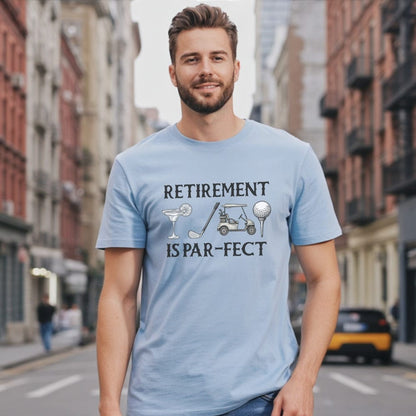 Retirement Is Par-Fect Golf Cart Graphic Tee