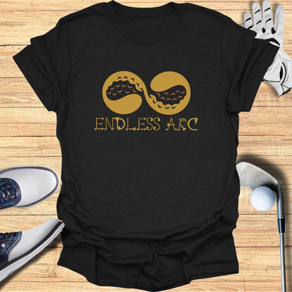 Endless Arc Graphic Tee Perfect for Golf Enthusiasts