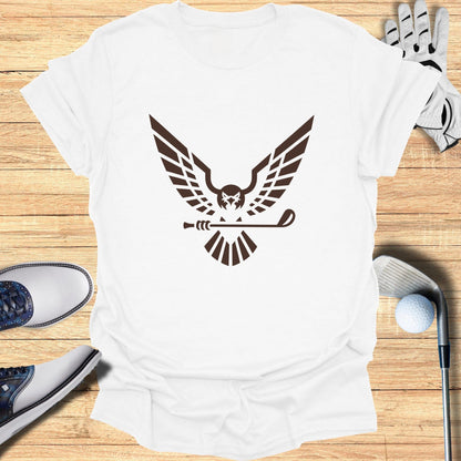 Minimalist Golf Eagle Graphic TShirt