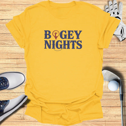 Bogey Nights T-Shirt - Funny Golf Tee by Swing Epic