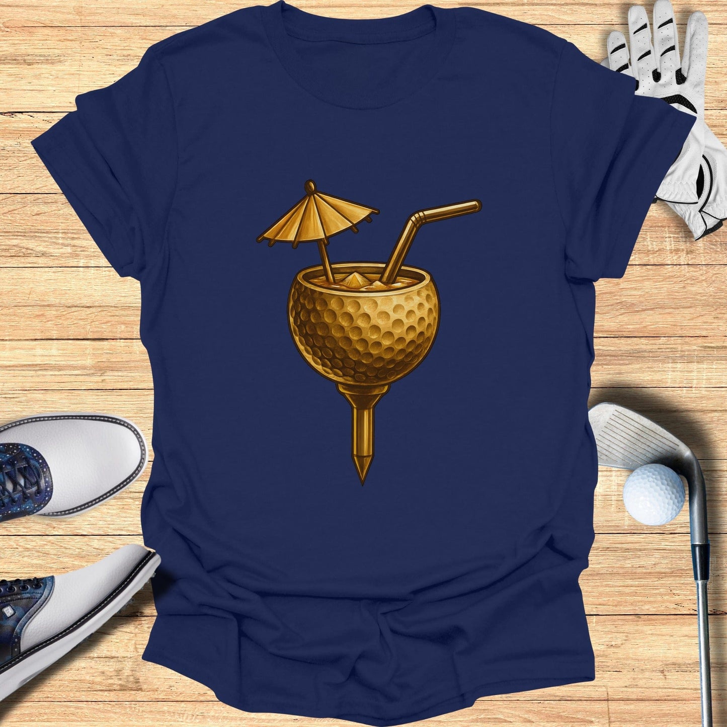Golf Drink Graphic T-Shirt for Golfers Fun Tee