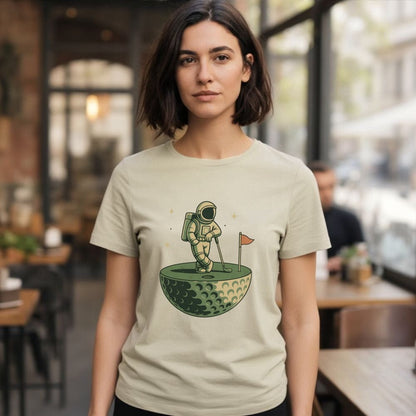 Astronaut Standing on Moon Graphic Tee product