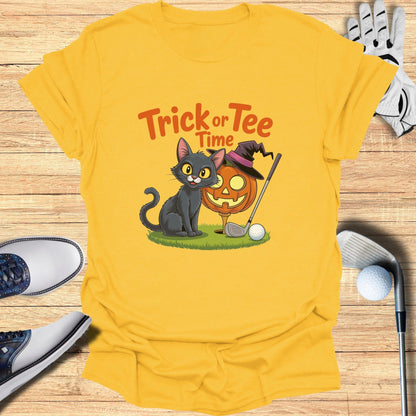 Trick or Tee Time T-Shirt - Funny Golf Tee by Swing Epic