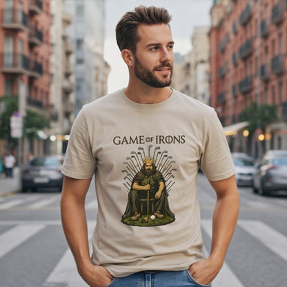 Unique Game of Irons Graphic Tee for Fans