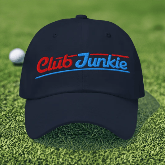 Club Junkie Embroidered Golf Cap - Funny Golf Tee by Swing Epic