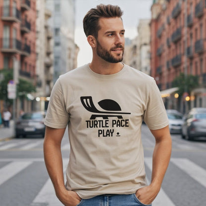 Turtle Pace Play Graphic Tee Casual Shirt