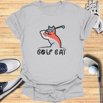Golf Cat T-Shirt - Funny Golf Tee by Swing Epic