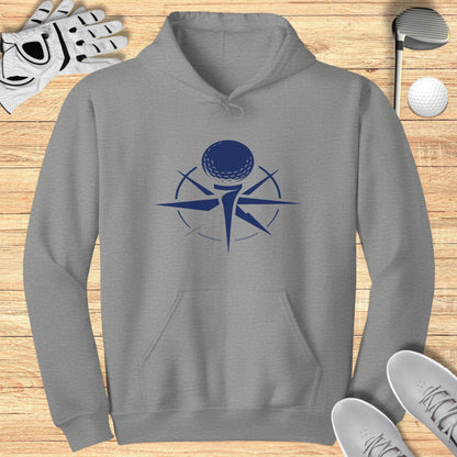 Golf Themed Hoodie With Unique Graphic Print