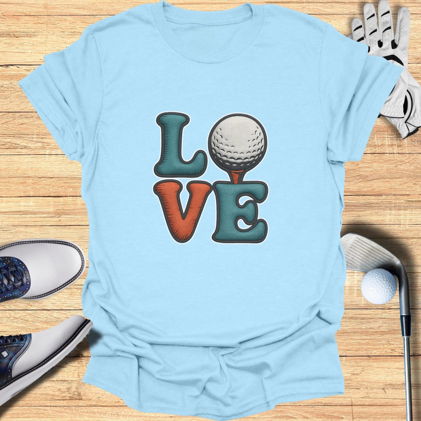 Love Golf Graphic T-shirt Perfect for Golf Lovers