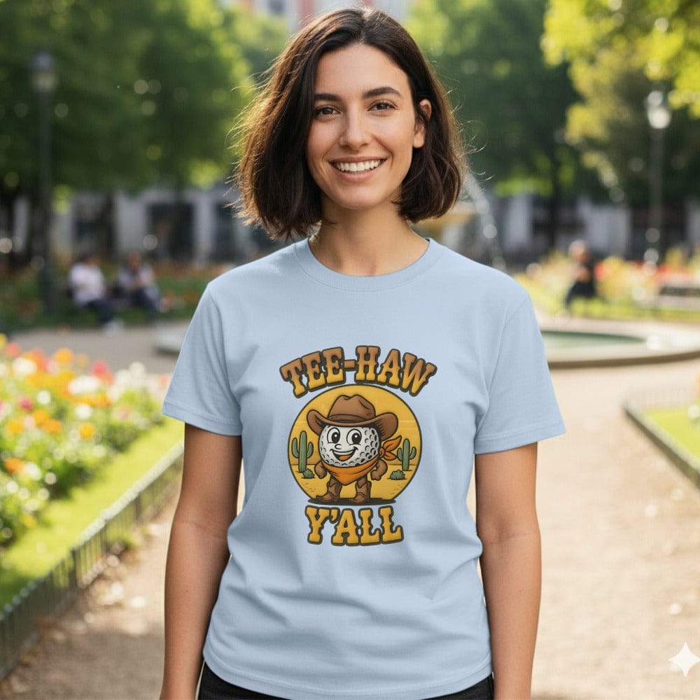 Tee-Haw Y'all Funny Cowboy Graphic Tee product