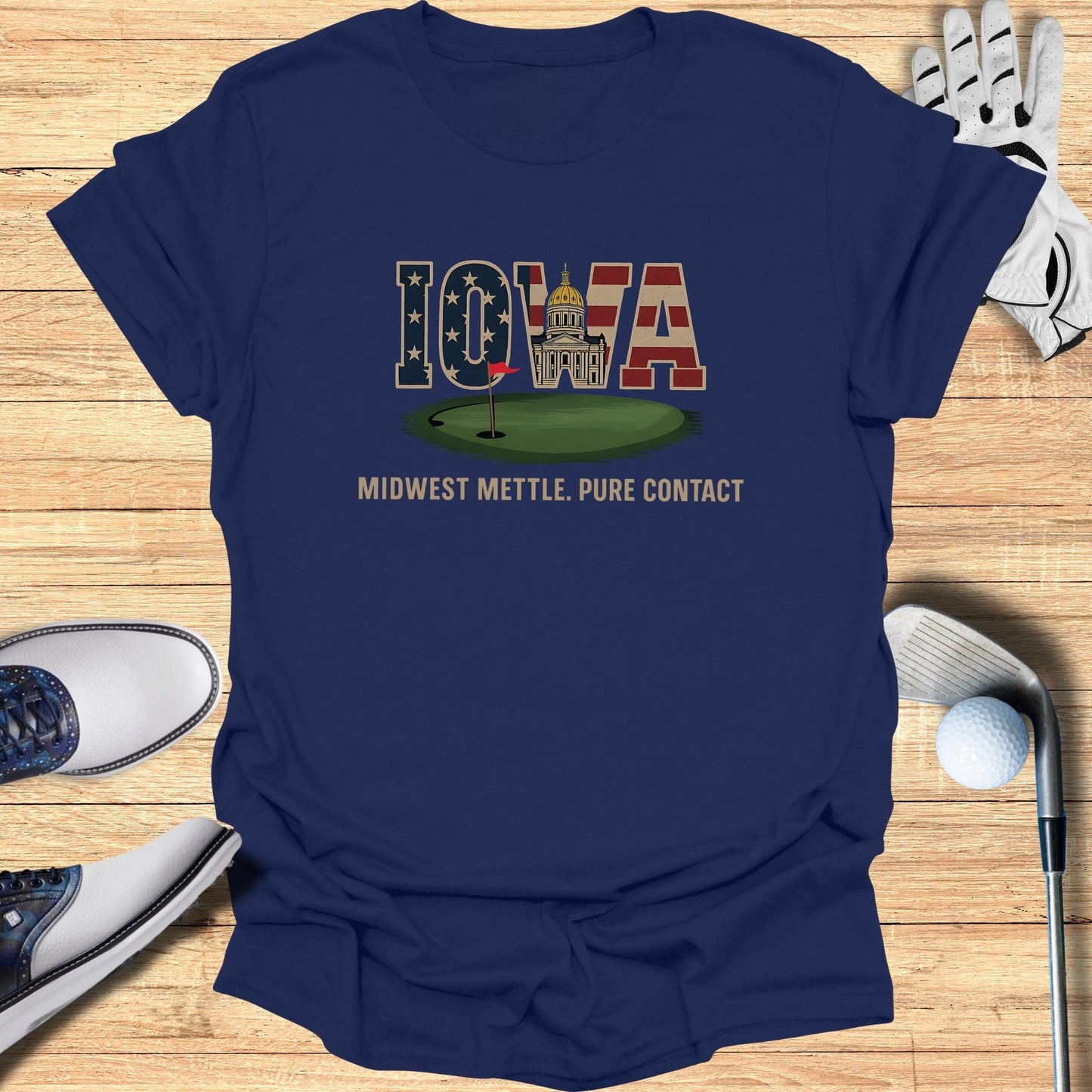 Iowa Golf T-Shirt - Funny Golf Tee by Swing Epic
