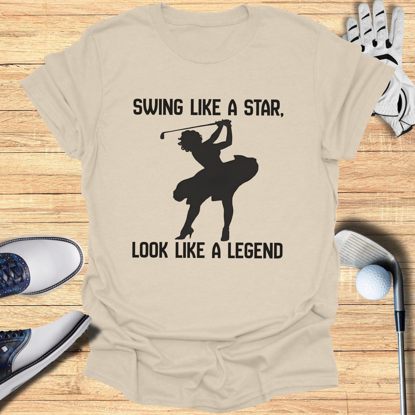Swing Like A Star Look Like A Legend T-Shirt