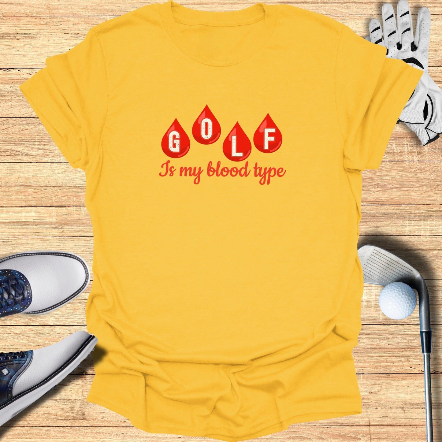 Golf In My Blood T-Shirt - Funny Golf Tee by Swing Epic