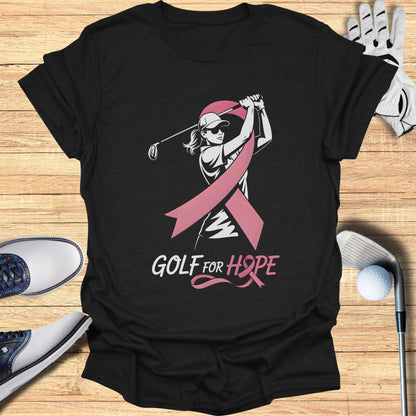 Golf for Hope Breast Cancer Awareness T-Shirt
