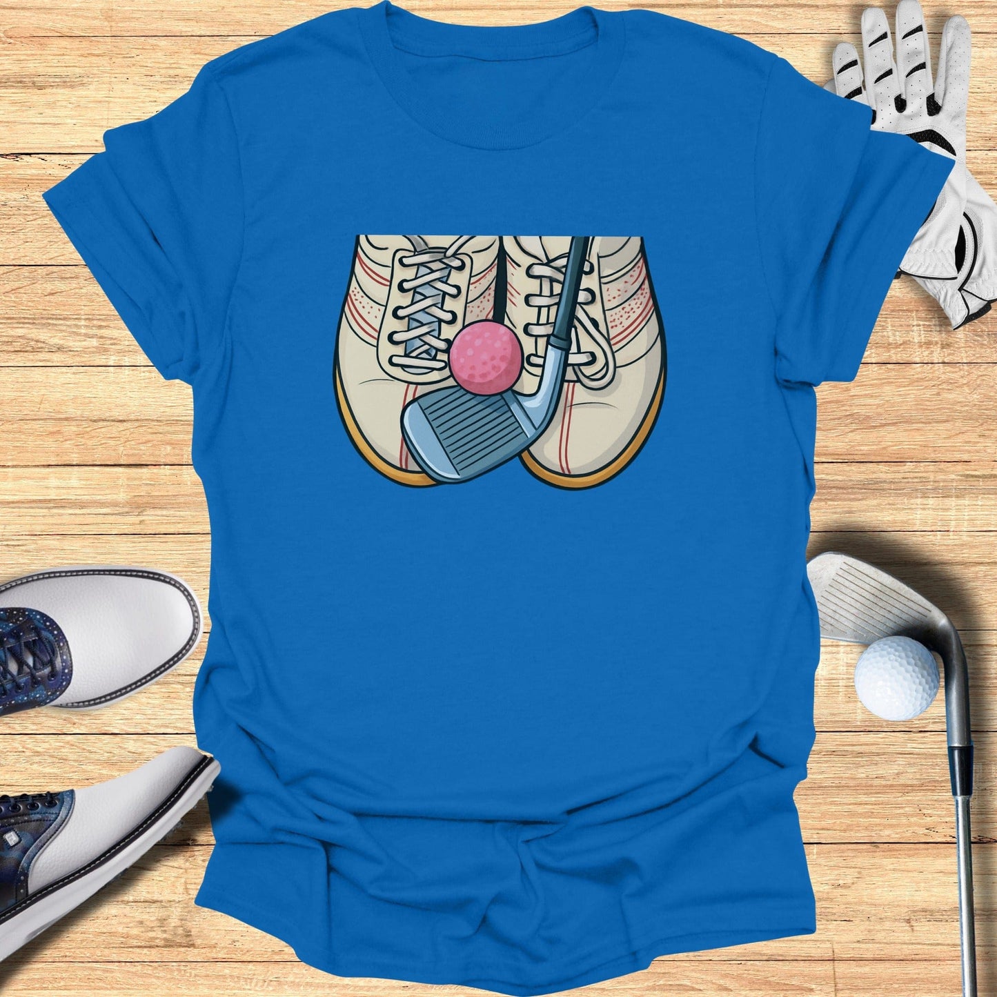 Unique Golf Shoes and Gear Graphic T-Shirt