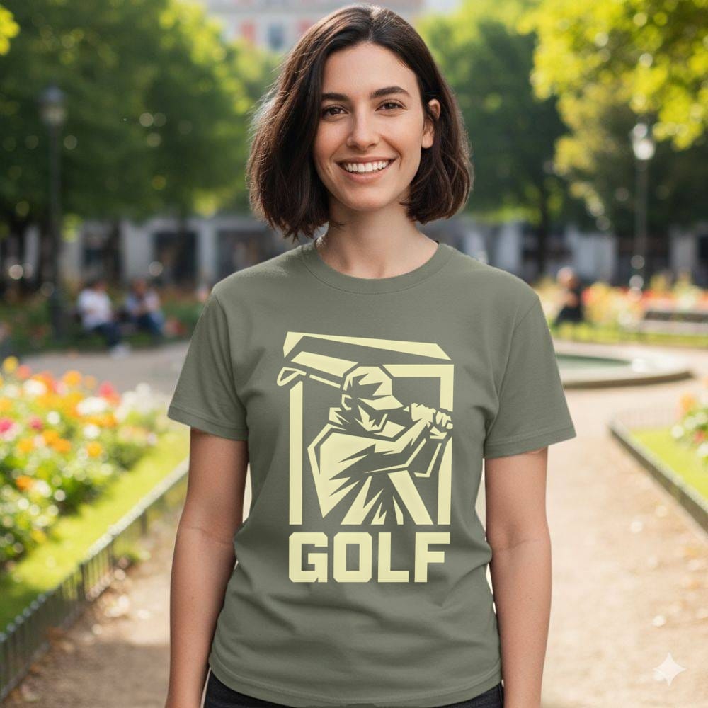 Stylish Graphic Tee for Enthusiastic Golf Fans