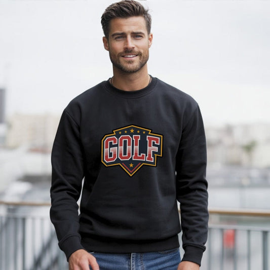 Stylish Black Golf Sweatshirt for Casual Comfort