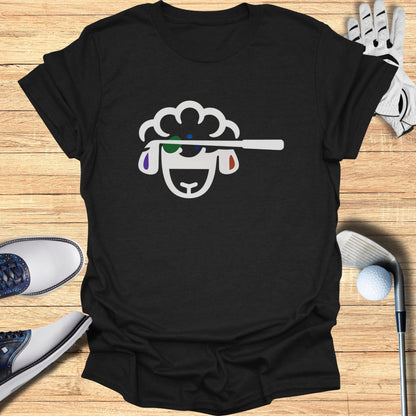Stylish Black Shirt with Playful Sheep Design