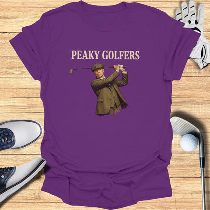 Peaky Golfers Graphic Tee for Golf Enthusiasts T-Shirt