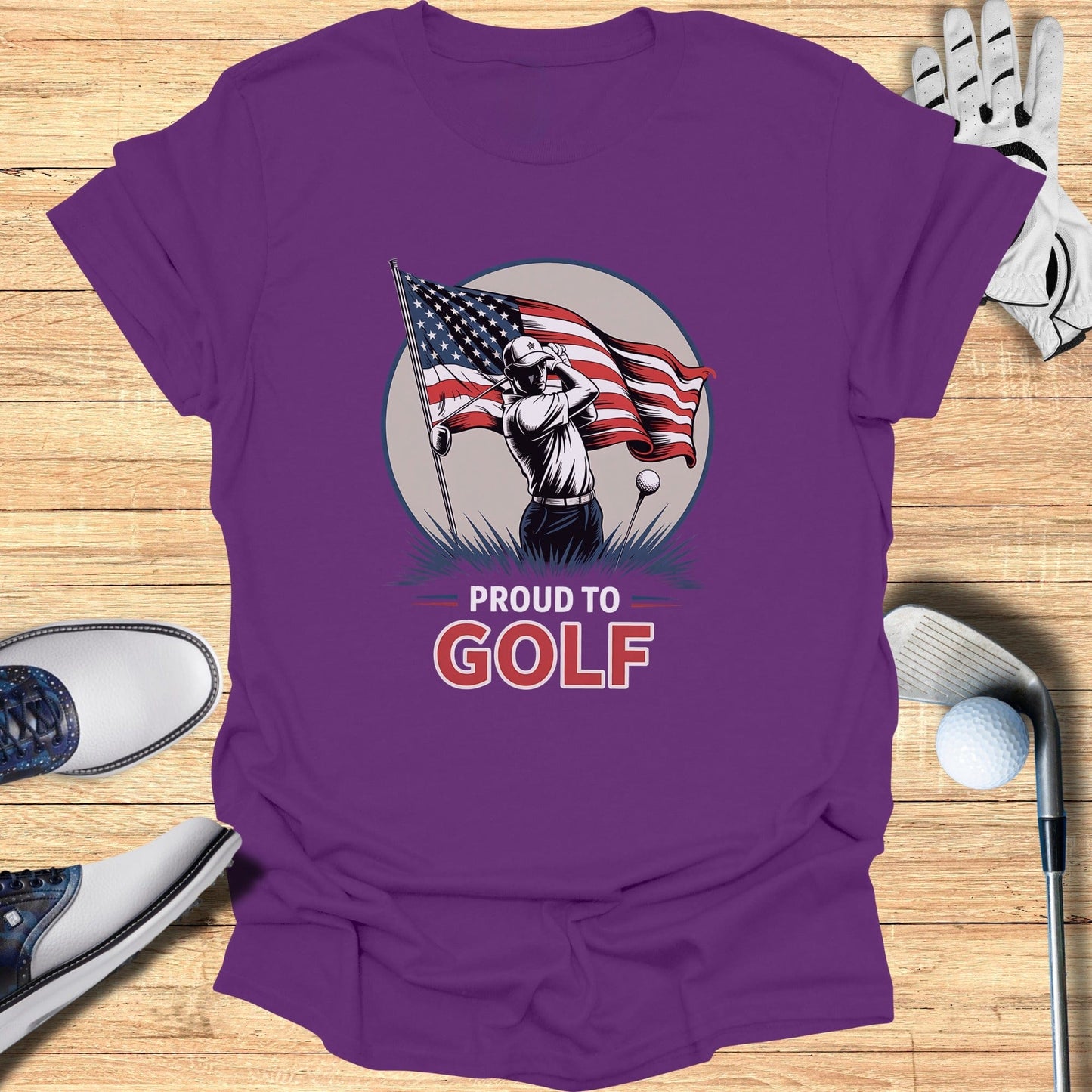 Proud to Golf T-Shirt - Funny Golf Tee by Swing Epic