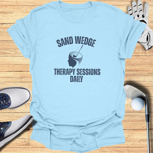 Sand Wedge Therapy T-Shirt - Funny Golf Tee by Swing Epic