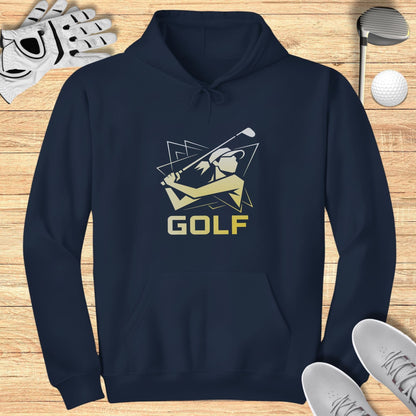 Stylish Hoodie Featuring Unique Golf Design
